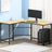 Artiss L-Shape Computer Desk with CPU Stand Black Brown or Oak — Allure Home Collections