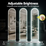 Apollo Bay LED Full Length Mirror, Arched 160cm
