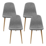 Stirling Dining Chair 4pcs, Grey Linen
