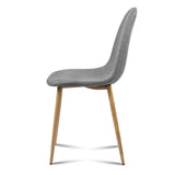 Stirling Dining Chair 4pcs, Grey Linen
