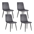 Hahndorf grey velvet dining set in a modern dining room