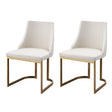 Aldgate beige linen dining set in a modern dining room