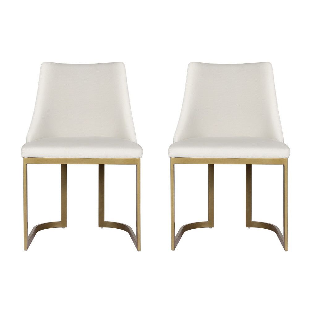 Aldgate Dining Chair 2pcs, Beige Linen