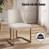 Aldgate Dining Chair 2pcs, Beige Linen