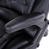 Artiss 8-Point Heated Massage Office Chair — Reclining, Black PU Leather — Allure Home Collections