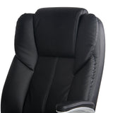 Artiss 8-Point PU Leather Massage Office Chair — High-Back, Black — Allure Home Collections