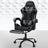 Artiss 2-Zone Massage Gaming Office Chair with Footrest — Cyan Blue PVC Leather — Allure Home Collections