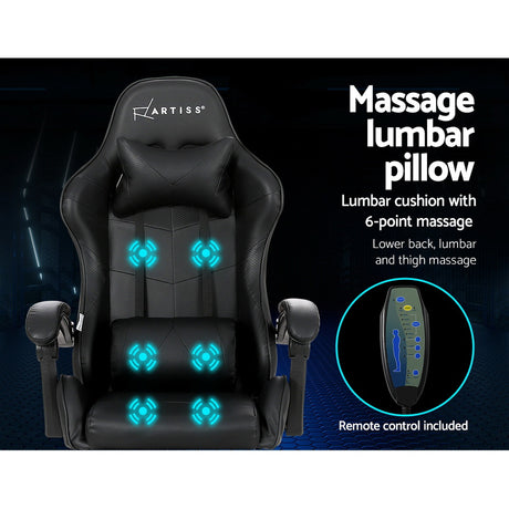 Artiss Ergonomic 6 Point Massage Office Chair