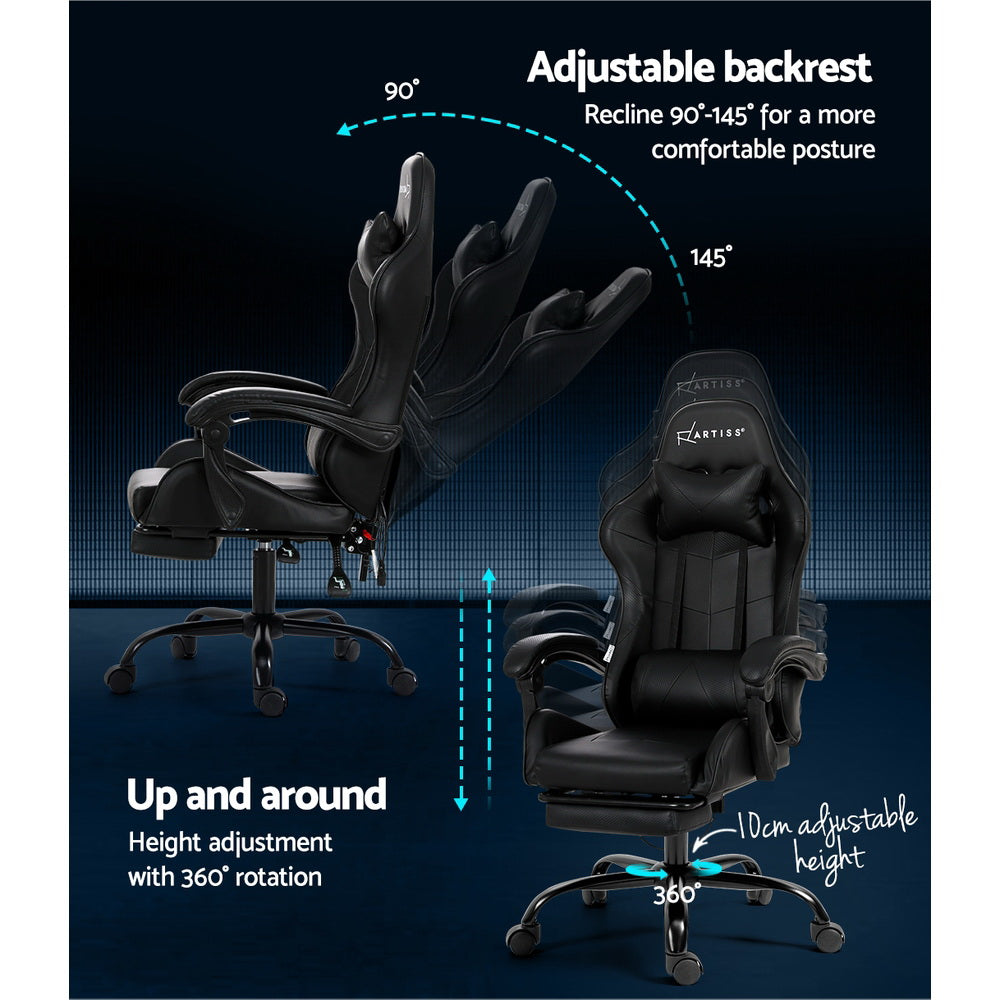 Artiss Ergonomic 6 Point Massage Office Chair