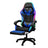 Artiss 6-Point Massage Gaming Office Chair — 7 LED Colours, Footrest, Black PVC — Allure Home Collections