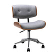 Artiss Wooden Frame Office Chair with Cushioned Grey Fabric Seat — Allure Home Collections