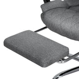 Artiss Grey Executive Office Chair with Footrest Dual-Padded Plush Seat — Allure Home Collections
