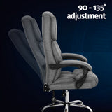 Artiss Grey Executive Reclining Office Chair — Allure Home Collections