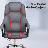 Fremantle grey executive office chair in a home office