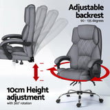 Fremantle grey executive office chair in a home office