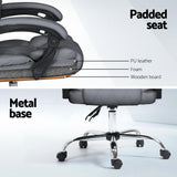 Fremantle grey executive office chair in a home office