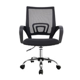 Artiss Mid-Back Mesh Office Chair Black Padded Seat — Allure Home Collections
