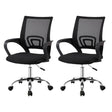 Artiss Mid-Back Mesh Office Chair Black Single — Allure Home Collections
