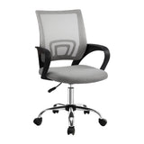 Artiss Mid-Back Mesh Office Chair — Grey — Allure Home Collections
