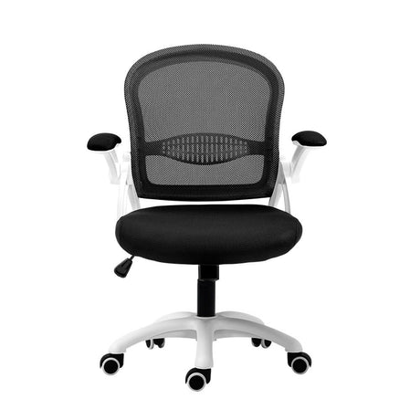 Artiss Mid-Back Mesh Office Chair Black Plywood Frame — Allure Home Collections