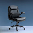 Artiss Black Mid-Back Executive Office Chair Contoured Design — Allure Home Collections