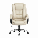 Margaret River beige faux leather executive office chair