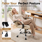 Margaret River beige faux leather executive office chair