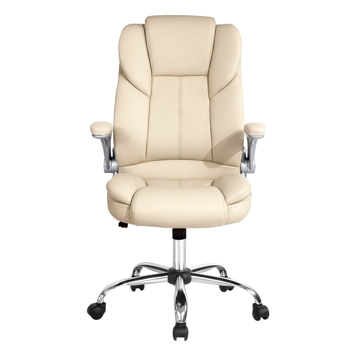Northampton beige executive office chair in faux leather
