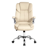 Northampton beige executive office chair in faux leather