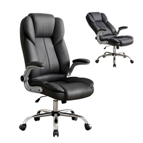 Northampton black executive office chair in faux leather