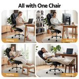 Northampton black executive office chair in faux leather