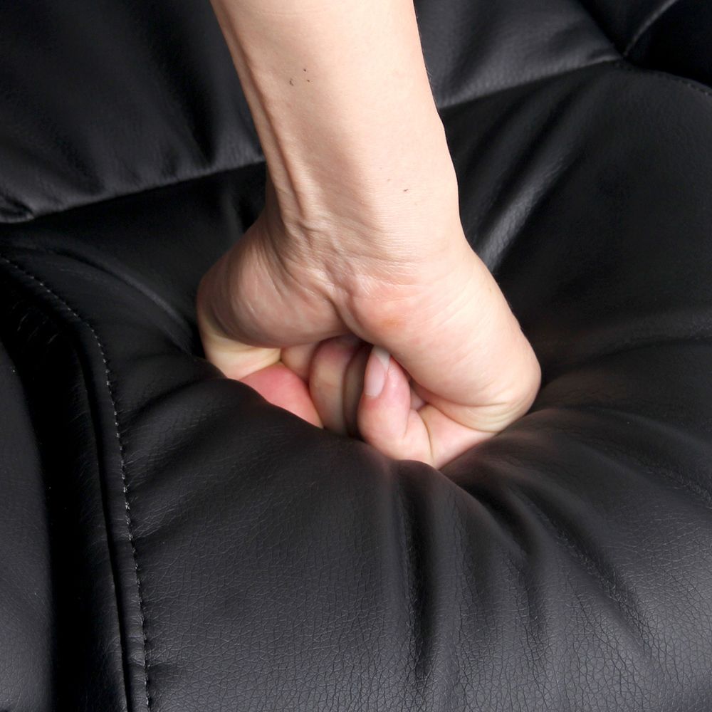 Northampton black executive office chair in faux leather