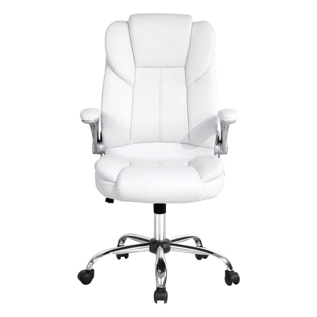 Northampton white executive office chair in faux leather