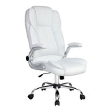 Artiss White Executive PU Leather Office Chair High-Back with Tilt Function — Allure Home Collections