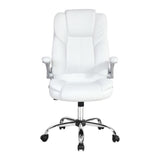 Artiss White Executive PU Leather Office Chair High-Back with Tilt Function — Allure Home Collections