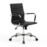Artiss Mid Back PU Leather Office Chair