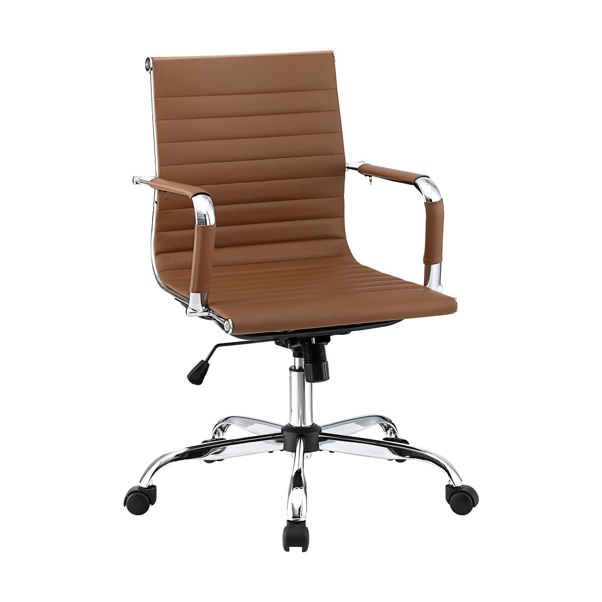Sorrento Quay brown faux leather executive office chair