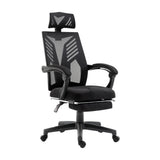 Artiss Matrix Black Mesh Office Chair Recliner with Y-Shaped Back Frame — Allure Home Collections