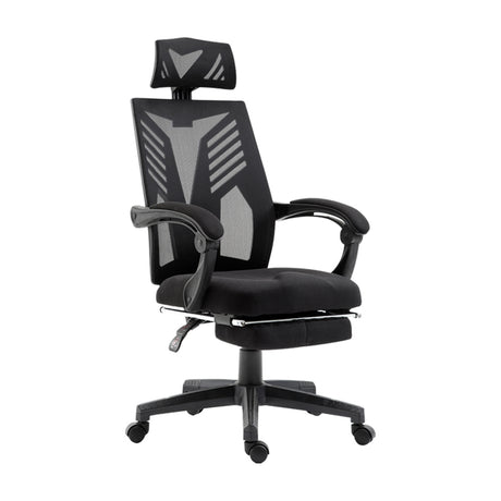 Artiss Matrix Black Mesh Office Chair Recliner with Y-Shaped Back Frame — Allure Home Collections