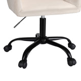 Artiss Cream Velvet Mid-Back Office Chair Dual-Padded Seat — Allure Home Collections