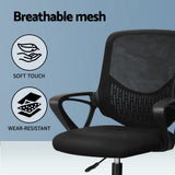 Mandurah black mesh drafting chair with footrest ring