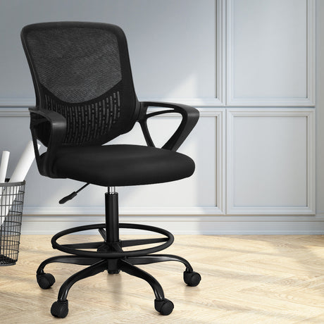 Artiss Adjustable Mesh Drafting Stool for Standing Desks and Creative Studios — Allure Home Collections