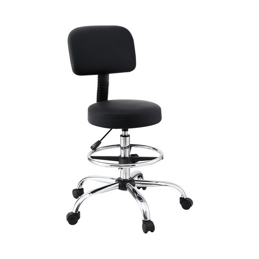 Artiss Ergonomic Black PU Drafting Chair for Standing Desks — Allure Home Collections