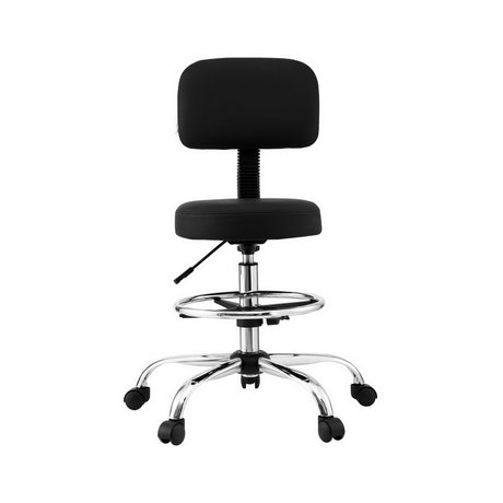 Artiss Ergonomic Black PU Drafting Chair for Standing Desks — Allure Home Collections