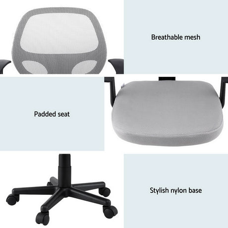 Artiss Mid Back Mesh Office Chair