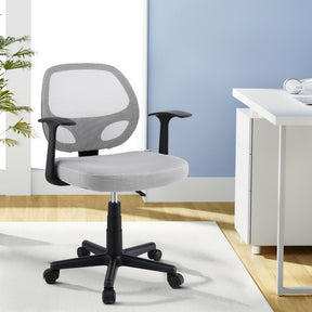 Subiaco grey mid back mesh office chair in a home office
