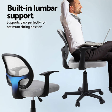 Artiss Mid Back Mesh Office Chair