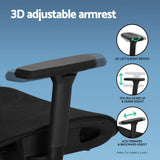 Denham black mesh ergonomic office chair