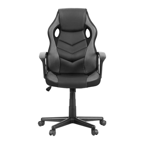 Mullaloo grey gaming chair in a home office, view 3