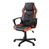 Mullaloo orange gaming chair in a home office